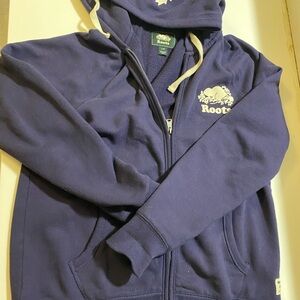 Roots Deep Purple Zip-Up Hoodie